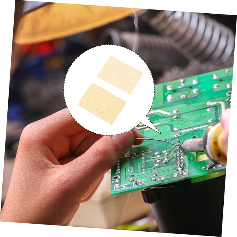 30Pcs Rectangle Solder Tip Cleaning Sponge Pads Welding Sponges for Efficient Soldering and Cleaning Tasks - Image 5