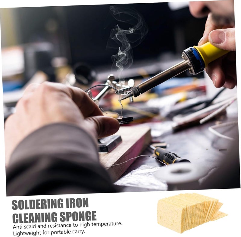 30Pcs Rectangle Solder Tip Cleaning Sponge Pads Welding Sponges for Efficient Soldering and Cleaning Tasks - Image 2