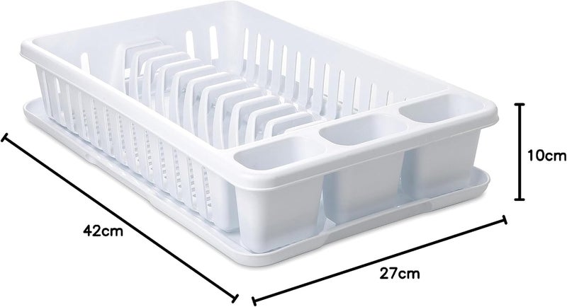 Tatay Dishdrainer with Tray - White - Image 5