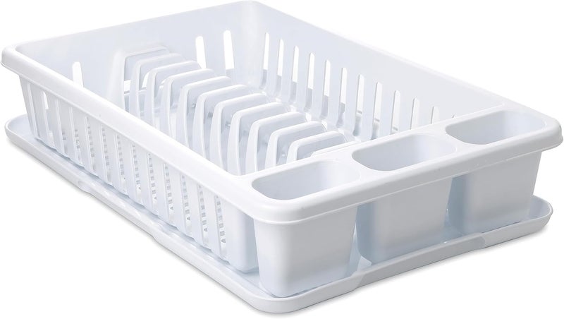 Tatay Dishdrainer with Tray - White - Image 1