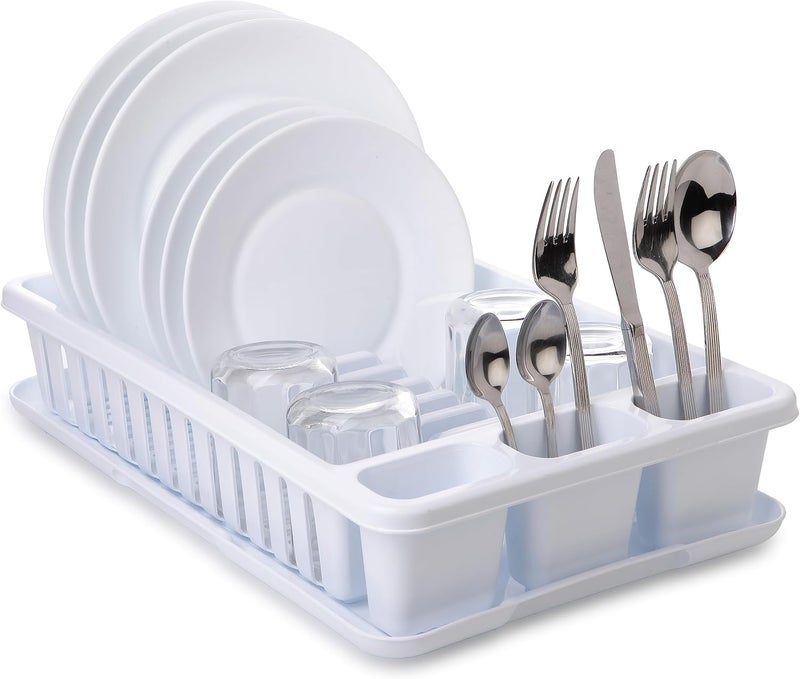 Tatay Dishdrainer with Tray - White - Image 3
