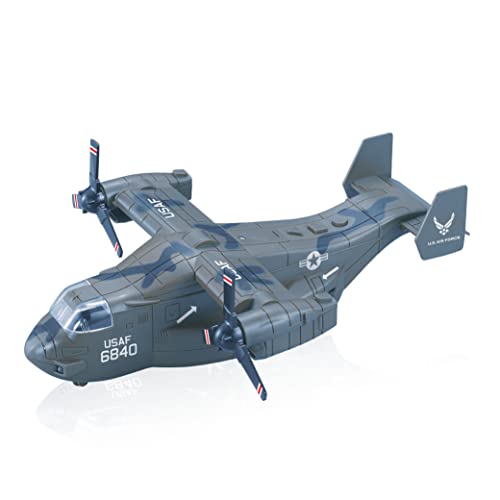 Lollipop United States Air Force Military Helicopter V22 Osprey Airplane 172 Scale Aircraft Carrier Model BattleRescue Helicopter Toy wSounds 3 - Image 1