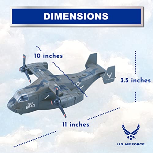 Lollipop United States Air Force Military Helicopter V22 Osprey Airplane 172 Scale Aircraft Carrier Model BattleRescue Helicopter Toy wSounds 3 - Image 5