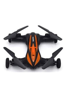 DIGI CORE LH-X21 RC Car Mini Drone 2-In-1 RC Flying Car & Drone Headless Mode 3D Rolling One-key Return Portable Drone & RC Car For Adults And Kids Orange/Black  - Image 3