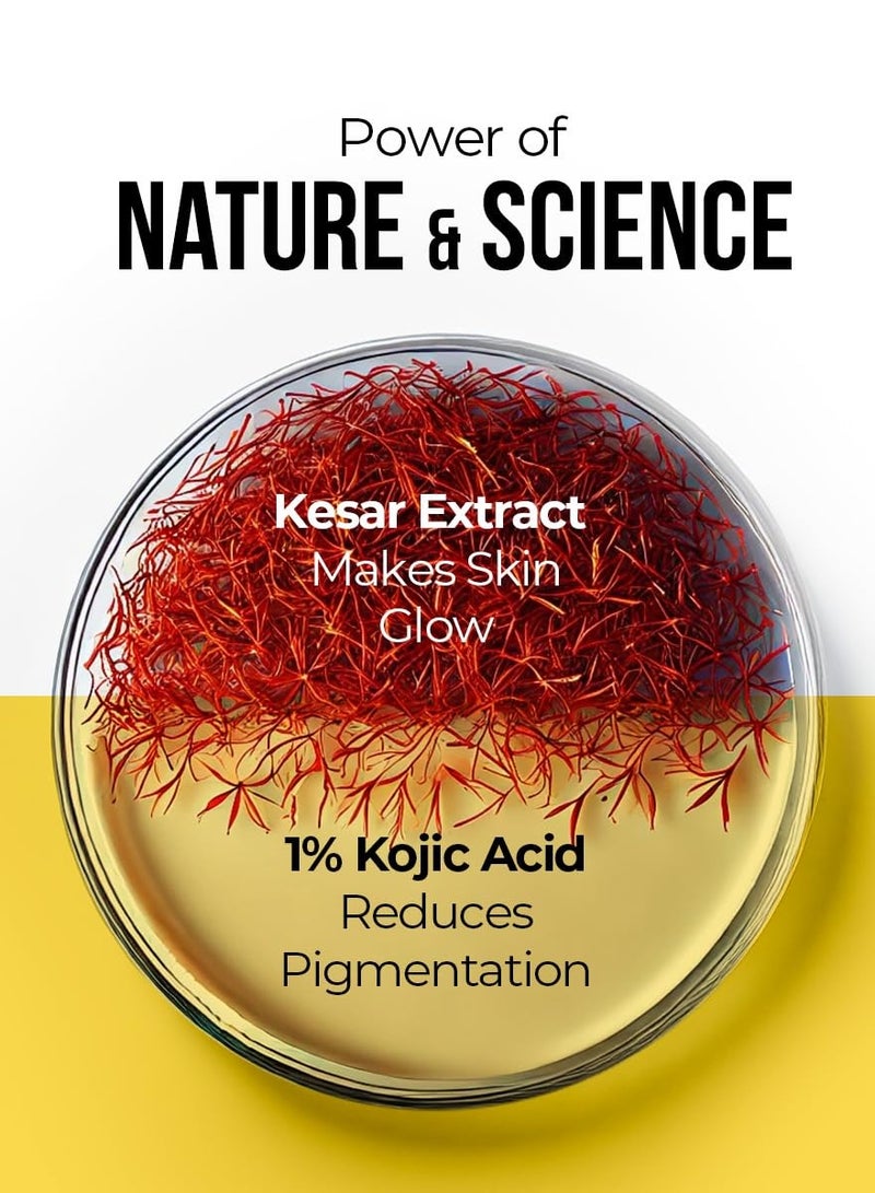 Dr. Sheth's Kesar & Kojic Acid Sunscreen with SPF 50 Pa++++ | For Pigtation-Free Skin | No White Cast & Light Weight | For Daily Moisturization | For All Skin Types | 30 g - Image 2