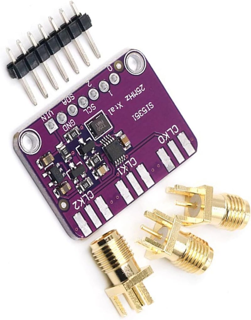 Programmable Clock Generator Module Adjustable Frequency from 8kHz to 160MHz Signals Generator Compatible for Microcontrollers Square Waves Frequency - Image 2