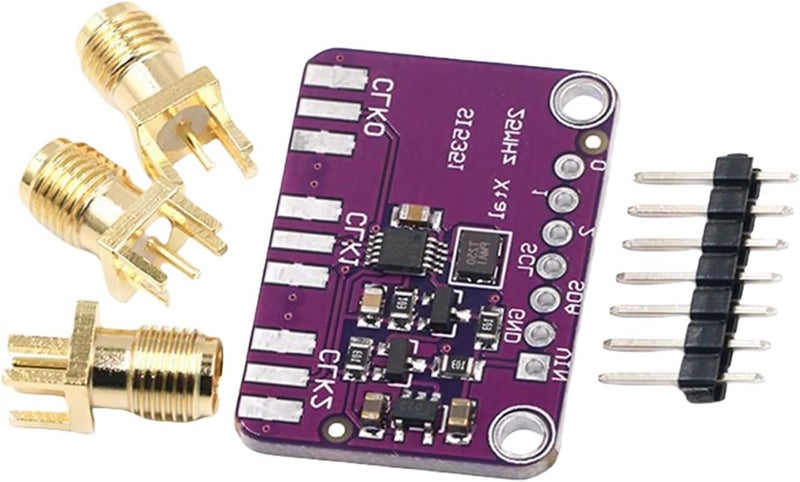 Programmable Clock Generator Module Adjustable Frequency from 8kHz to 160MHz Signals Generator Compatible for Microcontrollers Square Waves Frequency - Image 1