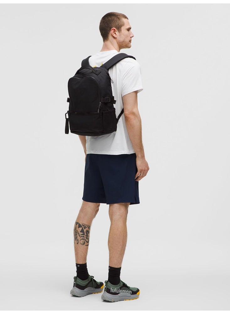 لولوليمون حقيبة الكتف المزدوجة Lululemon ، رياضية ، للمدرسة ، ملابس غير رسمية ، المشي لمسافات طويلة ، حقيبة ظهر سعة كبيرة 22 لتر - Image 2