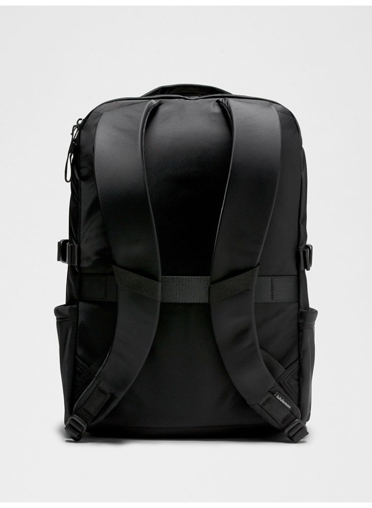 لولوليمون حقيبة الكتف المزدوجة Lululemon ، رياضية ، للمدرسة ، ملابس غير رسمية ، المشي لمسافات طويلة ، حقيبة ظهر سعة كبيرة 22 لتر - Image 3