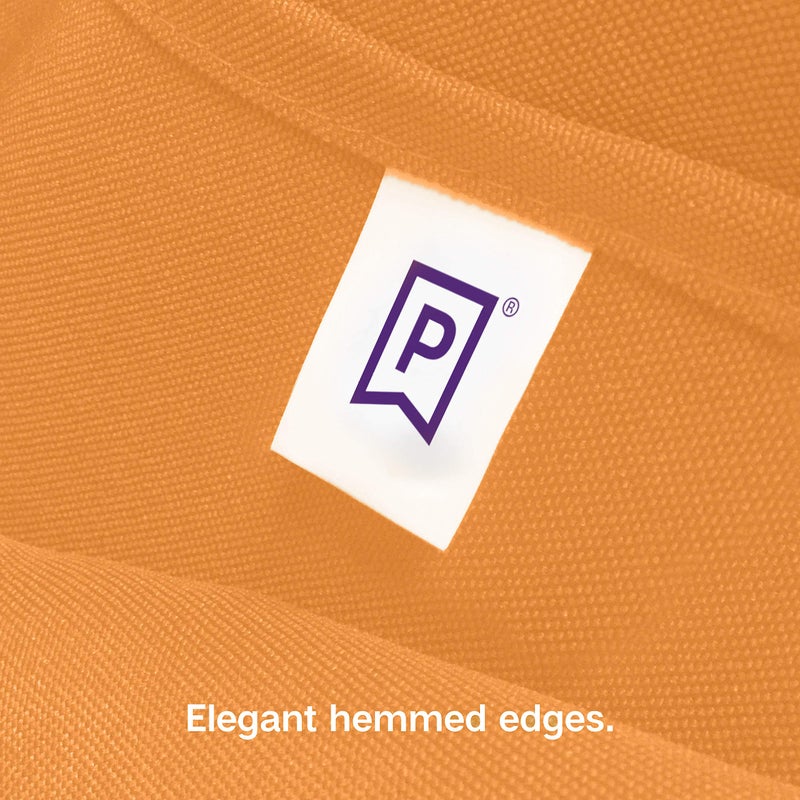 جي دي مودا Gee Di Moda Round Table -Excloth - 70 بوصة من قطعة قماش مائدة مستديرة برتقالي 70 بوصة لمدة 24 إلى 48 بوصة جداول - نسيج قابلة للغسل - لبوفيه طاولة عشاء حفل عشاء ودش الطفل - Image 5