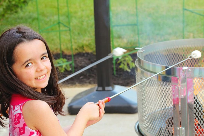 Ajmyonsp Marshmallows Roasting Sticks - Smores Sticks for Fire Pit Extras Long Extendable Smore Skewers Hot Dog Sticks for Campfires, 32 Inch Telescoping Forks Set of 8Pcs - Image 3