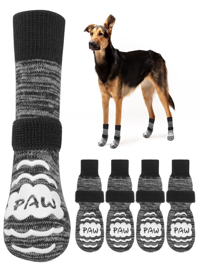 NESAYVER Dog Socks Shoes for Hot Pavement to Prevent Licking Paws, Summer Anti Slip Pet Booties with Grip Traction Control for Hardwood Floors, Grippy Boots & Paw Protectors for Small Medium Large Senior Dogs - Image 1
