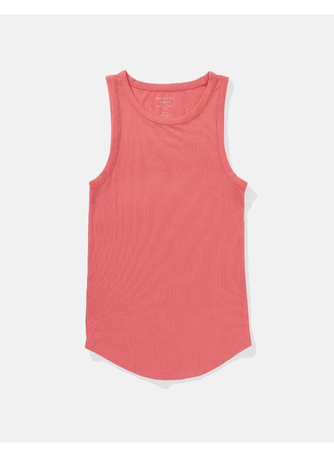 American Eagle Crew Neck Knitted Tank Top