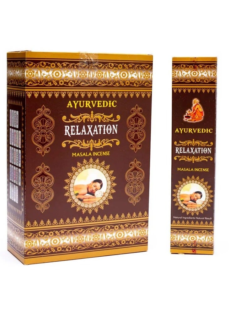 ayurvedic Relaxation Incense Sticks 1 Pack of 15 Sticks 