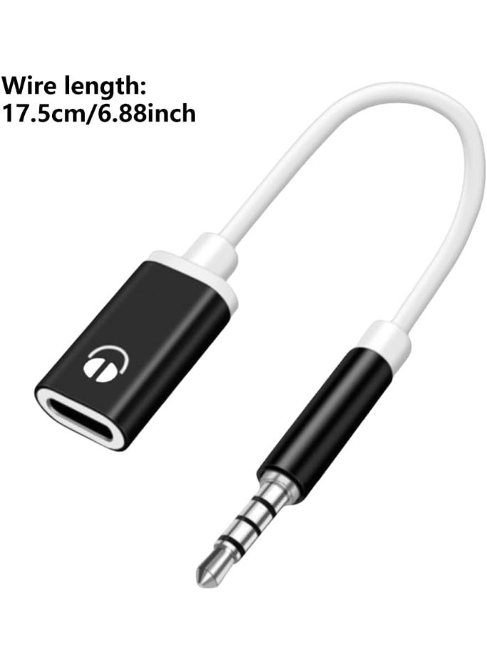 انسجام محول صوت من النوع C إلى كابل سماعة رأس مسطح من النوع C إلى كابل سماعة رأس ذكر 3.5 مم إلى كابل سماعة رأس أنثى من النوع C إلى كابل سماعة رأس مسطحة من النوع C إلى كابل سماعة رأس أنثى ... أنثى من النوع C - Image 3