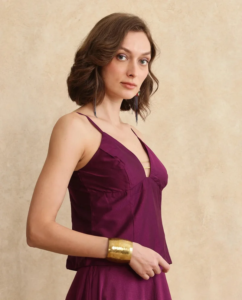 Rareism Women's Strappy Crop Top