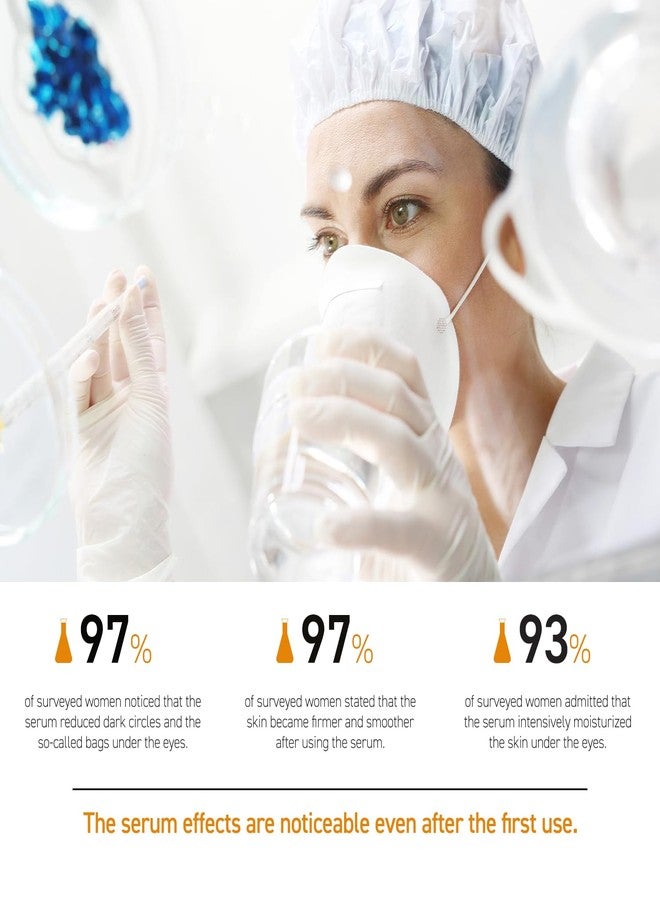 BIOLIQ بيوليك - سيروم العين المكثف المحترف - حمض الهيالورونيك للترطيب، مستخلص براعم القمح لتنعيم التجاعيد، دوائر داكنة، رولر تبريد - 15 مل - Image 5