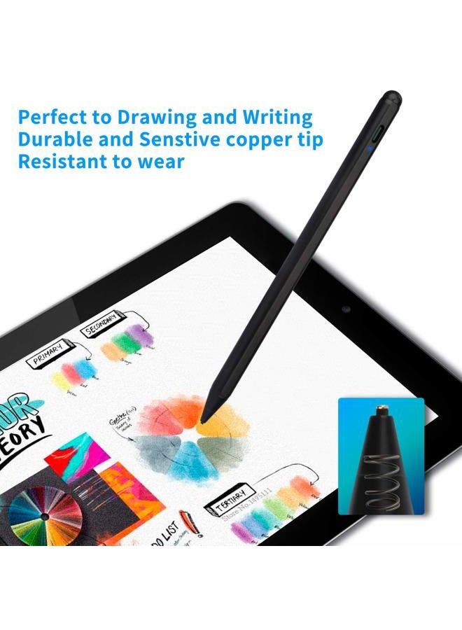 EVACH أقلام ستايلس لجهاز HP Envy X360 القابل للتحويل 2 في 1 بشاشة تعمل باللمس (15.6") قلم، قلم ستايلس نشط، قلم رقمي بقلم رفيع لجهاز HP Envy X360 القابل للتحويل 2 في 1 15.6" قلم، أسود - Image 2