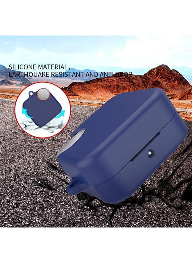 سجيت غطاء سيليكون لسماعات CMF Buds Pro 2، غطاء حماية مع مشبك (أسود)  - Image 5