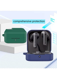 SJet Silicone Cover Case for CMF Buds Pro 2, Protective Case Cover with Carabiner (Black)  - Image 3