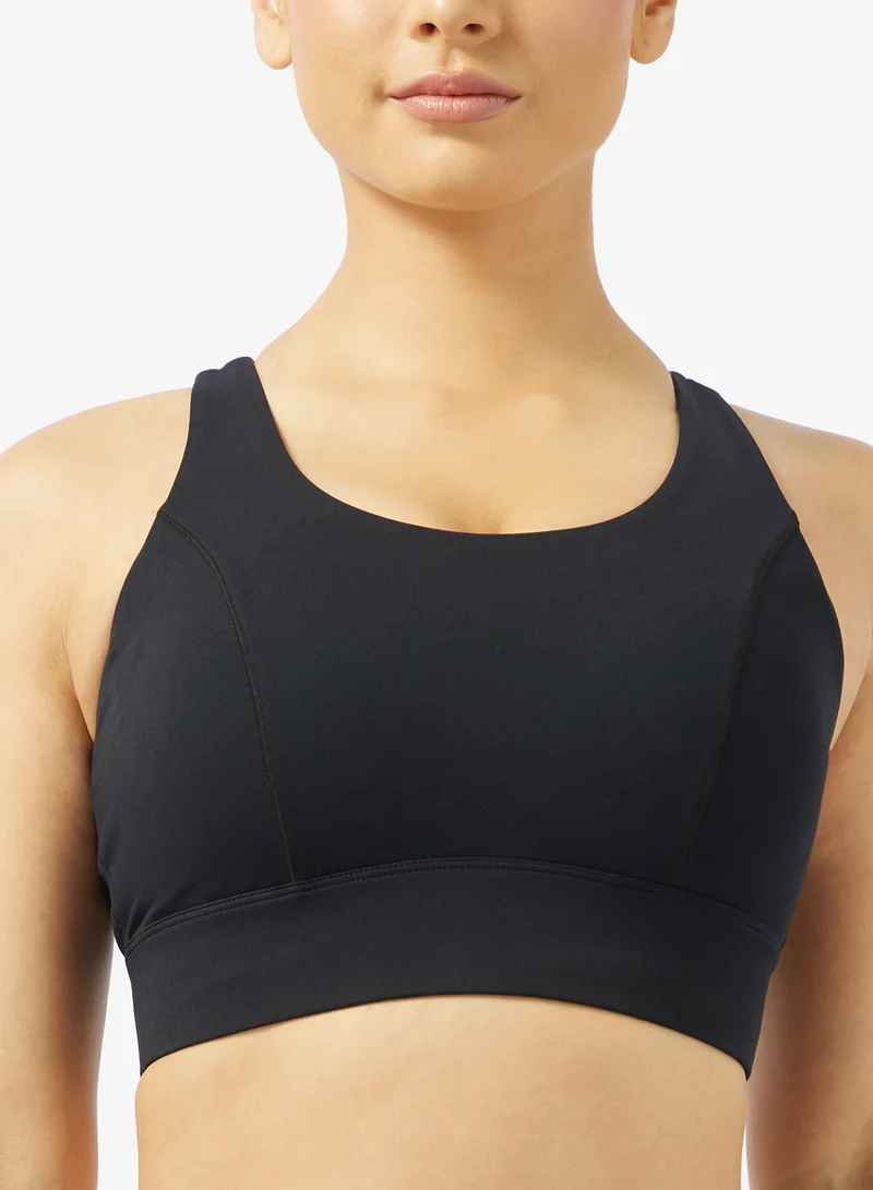 FRWD  Seamless Feather Fit Medium Coverage Sports Bra with Back Clasp for Women | Best Price UAE