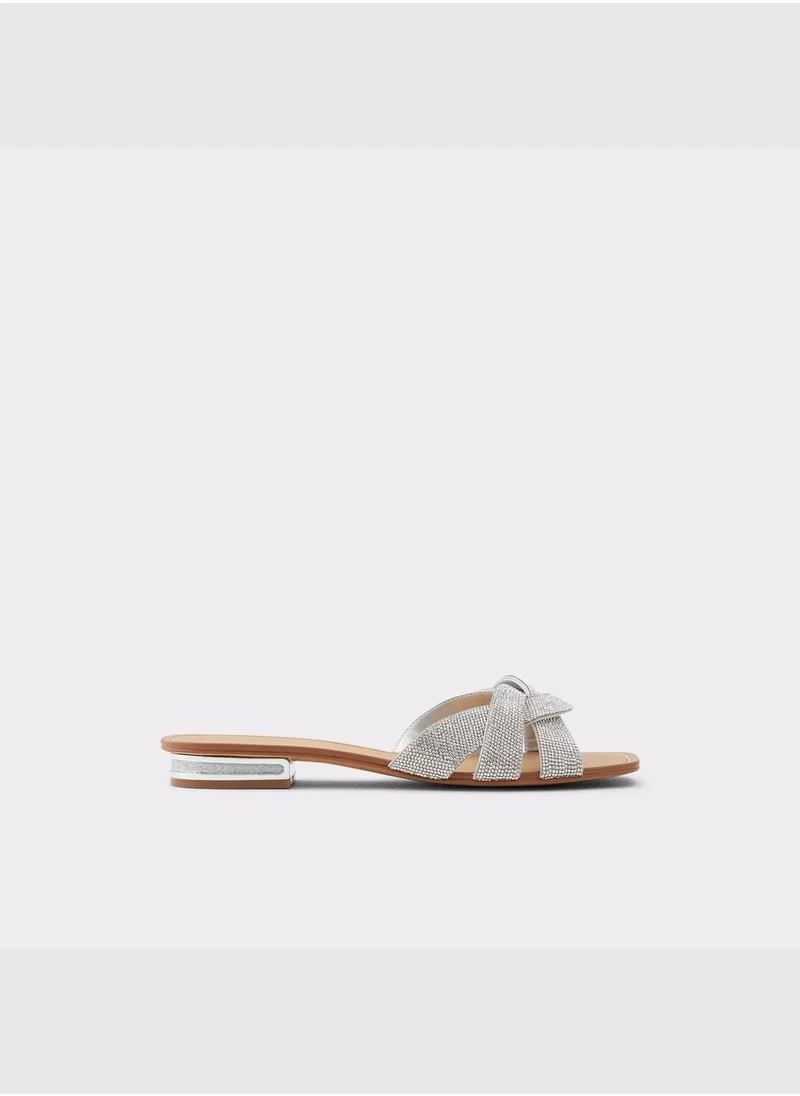 الدو Fabric Sandal Flat Heel