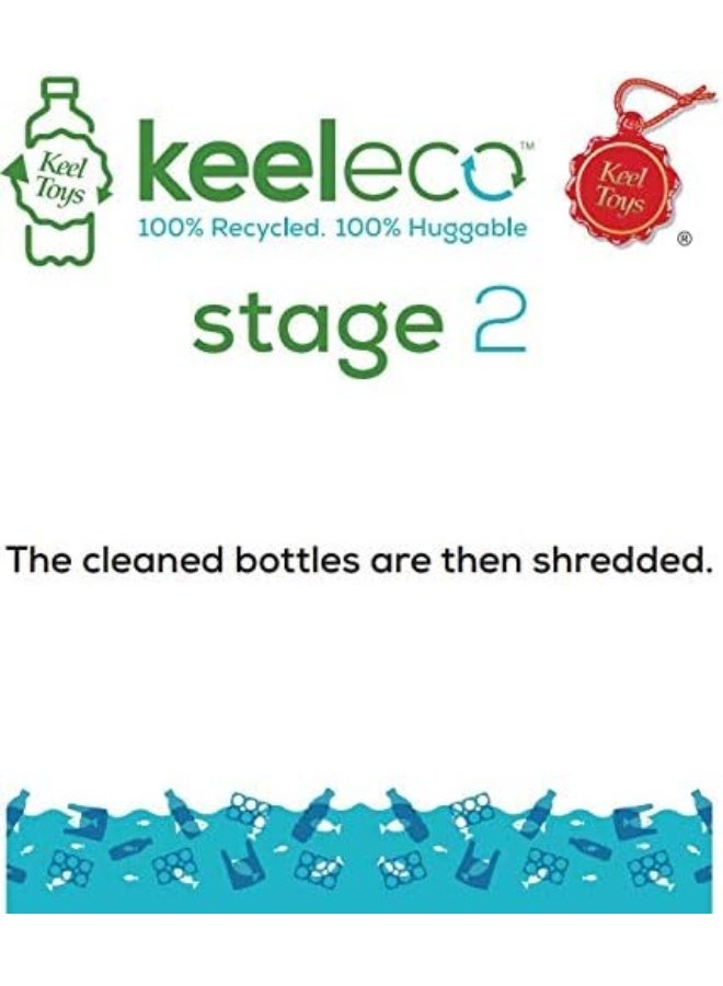 Keel Toys 18cm Keeleco Range 100% Recycled 100% Huggable (18cm Lion) - Image 4