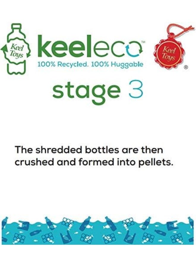 Keel Toys 18cm Keeleco Range 100% Recycled 100% Huggable (18cm Lion) - Image 5