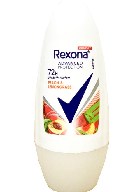 Rexona Women Roll On Antiperspirant Peach Spark & Lemongrass 50 Ml