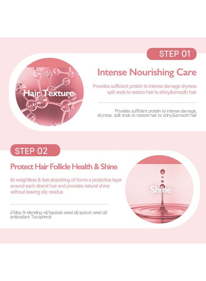 d'alba Piedmont عطر شعر احترافي لإصلاح الشعر بالكمأ الأبيض الإيطالي (1.69 أونصة سائلة) - Image 5