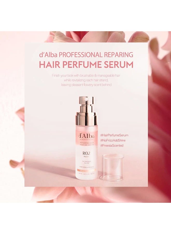 d'alba Piedmont عطر شعر احترافي لإصلاح الشعر بالكمأ الأبيض الإيطالي (1.69 أونصة سائلة) - Image 2