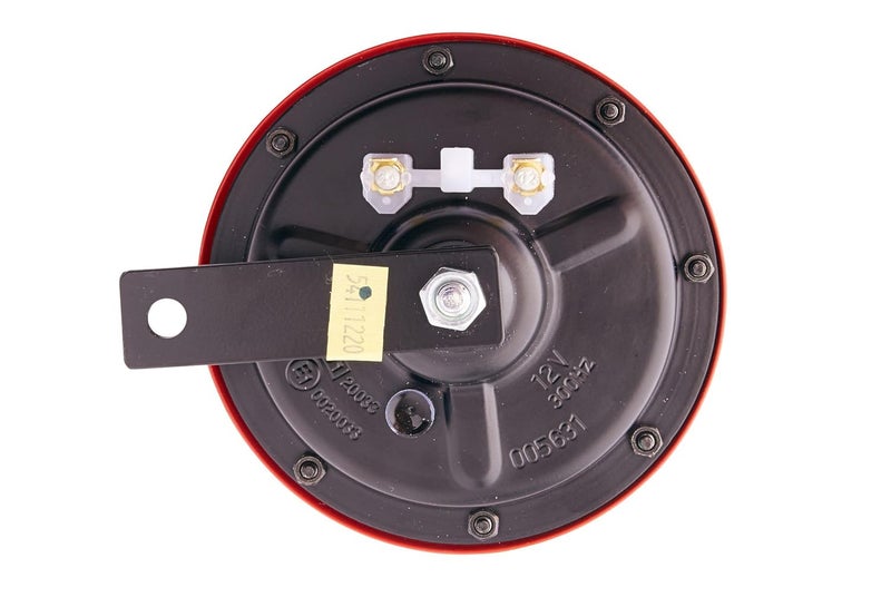 Hella 003.399-842 Red Grill Super tone Horn Set (12V,300/500 Hz,105-118 dB @ 2 m) | For Bikes and Cars | Red - Image 4