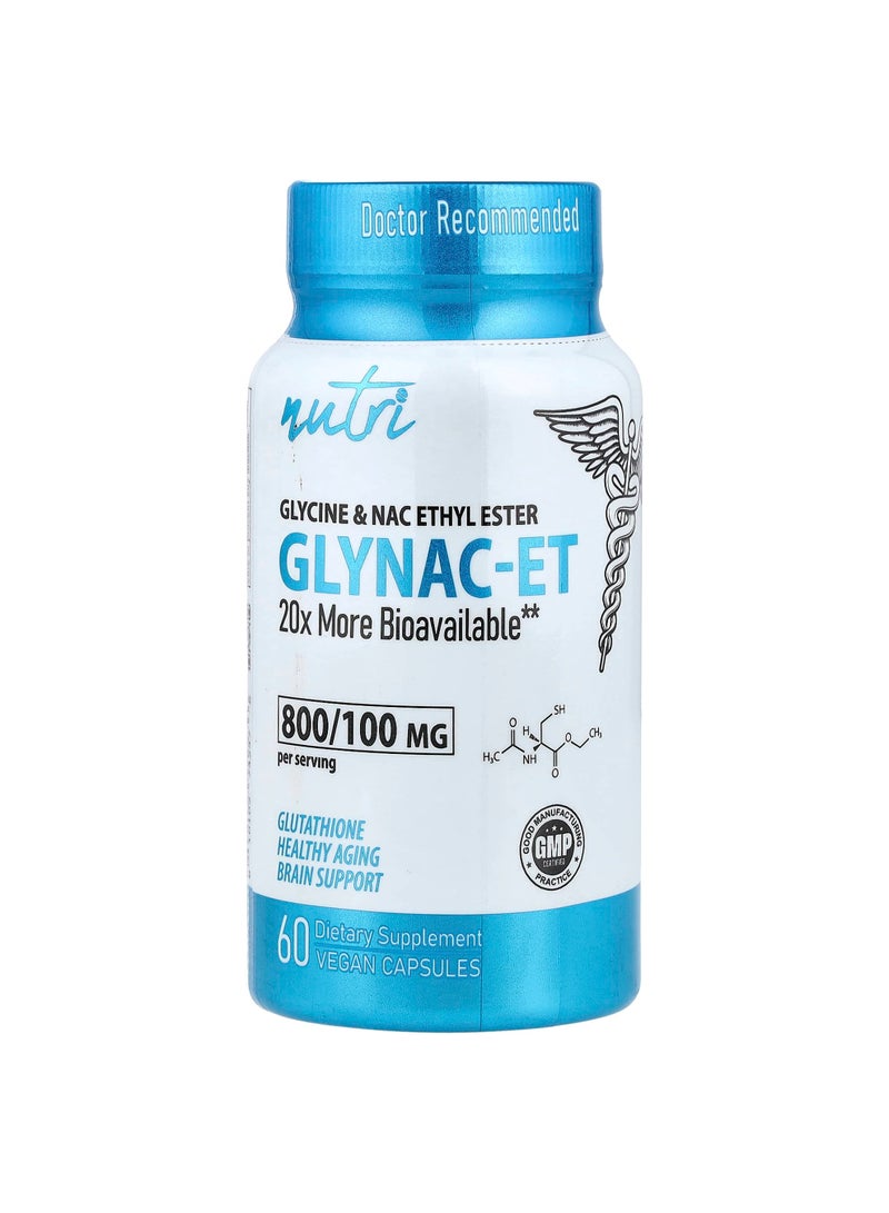 Nutri, Glynac-ET, 60 Vegan Capsules