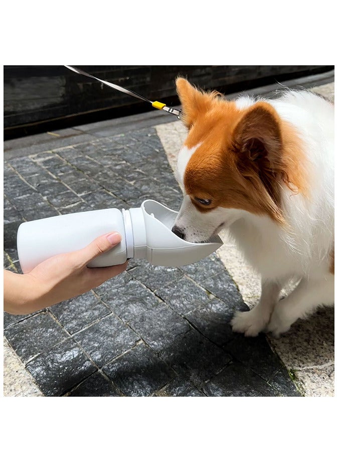 550ML Dog Water Bottle Silicone Foldable Leak Proof Dog Travel Water Bottle - Image 3