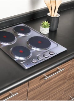 kitchen Line Electric surface - 4 stone eyes - steel - Italian - E4010  - Image 3