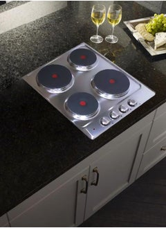 kitchen Line Electric surface - 4 stone eyes - steel - Italian - E4010  - Image 4