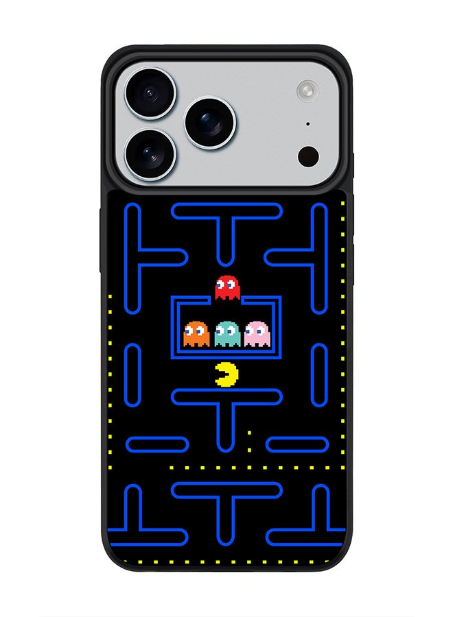Stylizedd iPhone 17 Pro Max Case, [Compatible with MagSafe] Slim Magnetic cover Phone Case iPhone 17 Pro Max -Pacman - Image 1
