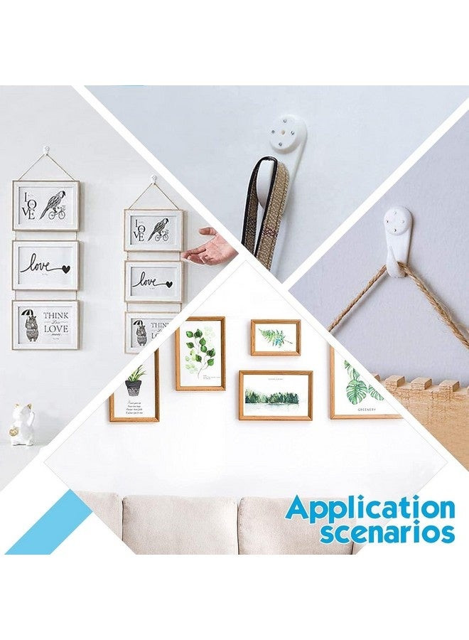 Beauenty 68 Pcs Picture Hanging Kit,Invisible Wall Nails For Concrete Wall, Picture Hanger No Damage Wall Hangers For Picture Frame, Hardwall And Cement Wall, for Hanging Picture, Tapestry, Clocks  - Image 2
