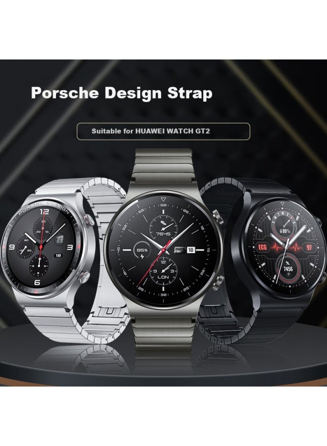 Tinker Xiaopijiang Compatible With New Huawei Watch 5 Strap, Chain-style Steel Band, For Huawei Watch 4 Pro/3 Pro/gt5 Pro/gt4/3, Metal Stainless Steel Watch Band - Image 2