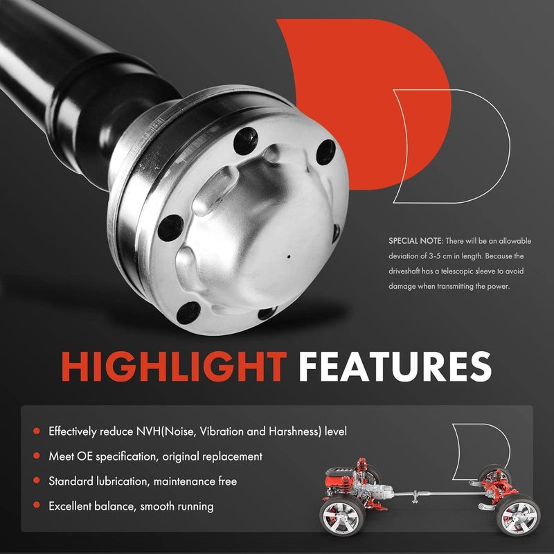 A-Premium Rear Complete Drive Shaft Assembly for Volvo XC90 - Image 4