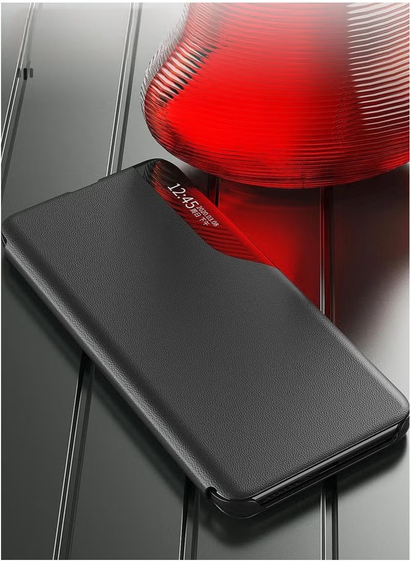 General Case Compatible with Redmi Note 13 Pro Plus, Redmi Note 13 Pro+ Case Clear View Leather with Kickstand Magnetic Flip Phone Case Women Men Shockproof Protective Cover  - Image 3
