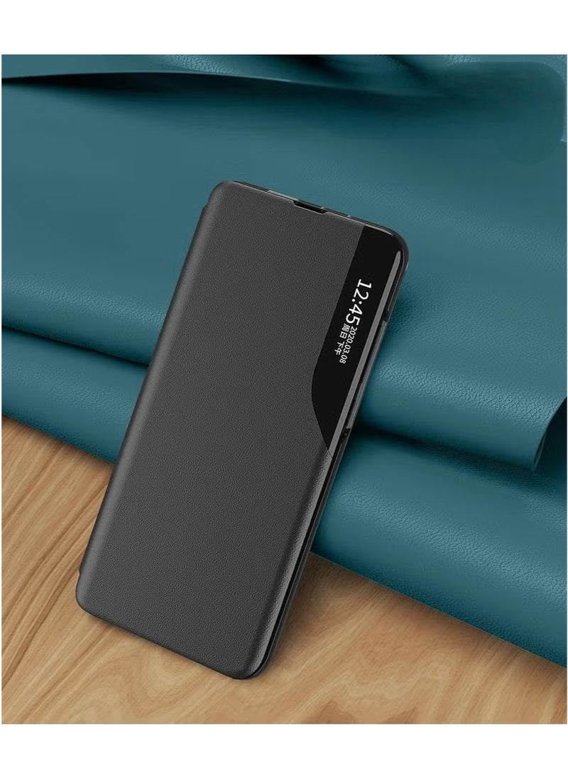 General Case Compatible with Redmi Note 13 Pro Plus, Redmi Note 13 Pro+ Case Clear View Leather with Kickstand Magnetic Flip Phone Case Women Men Shockproof Protective Cover  - Image 2