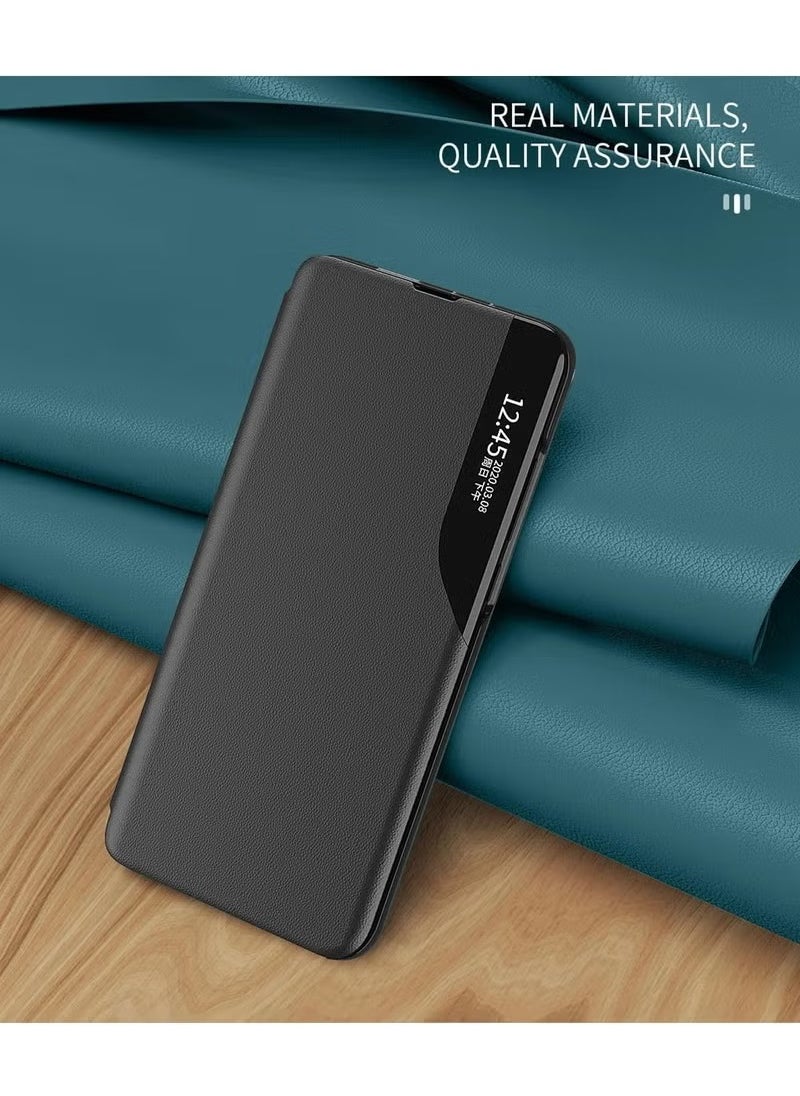 General - Case Compatible with Redmi Note 13 Pro Plus, Redmi Note 13 Pro+ Case Clear View Leather with Kickstand Magnetic Flip Phone Case Women Men Shockproof Protective Cover - Image 1