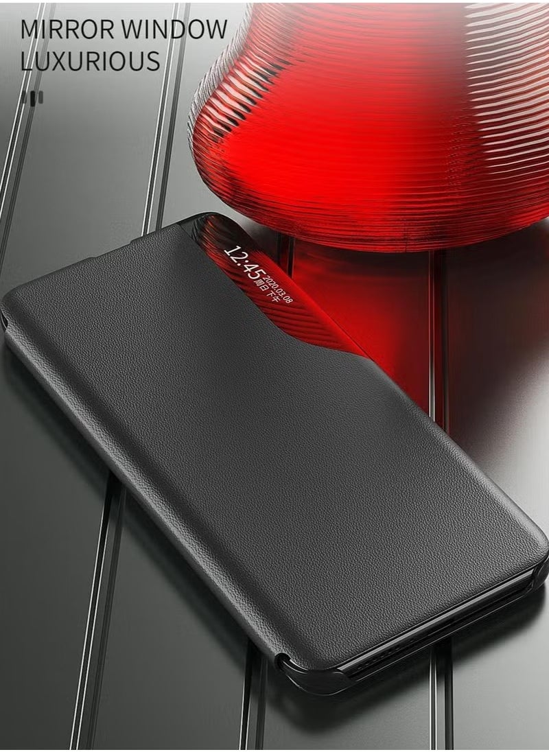 General - Case Compatible with Redmi Note 13 Pro Plus, Redmi Note 13 Pro+ Case Clear View Leather with Kickstand Magnetic Flip Phone Case Women Men Shockproof Protective Cover - Image 1