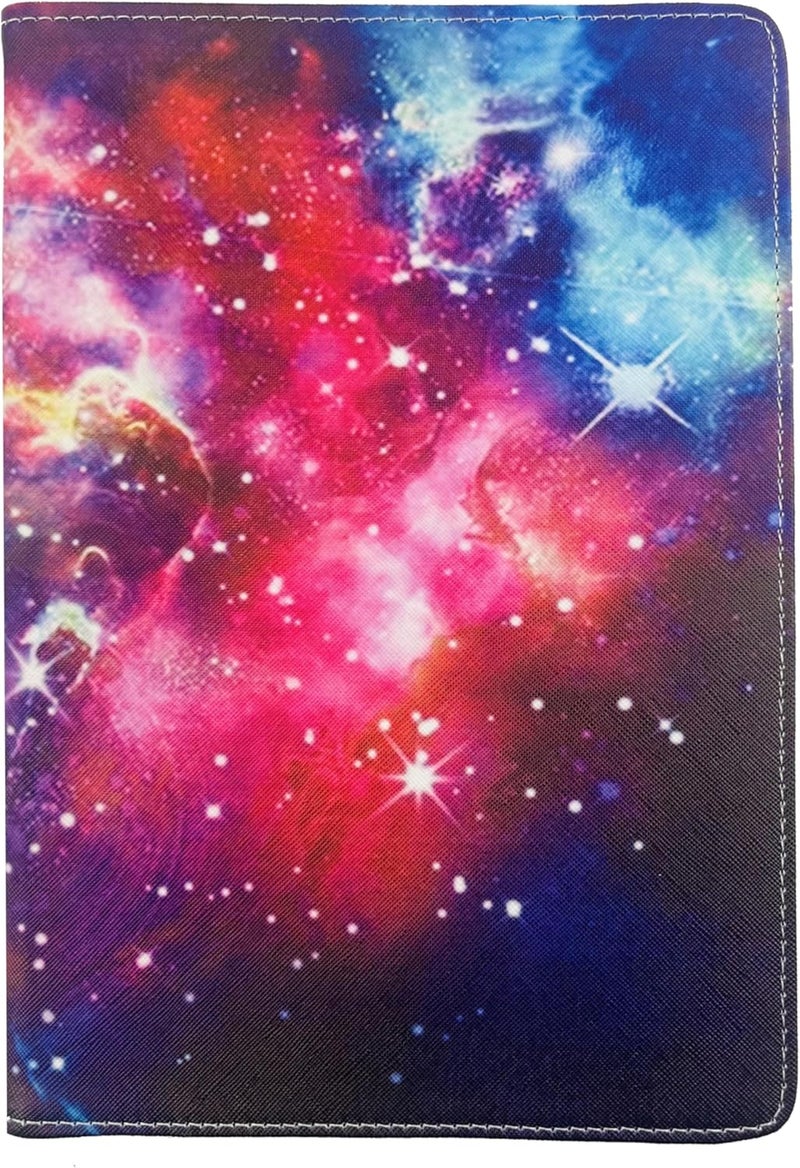 EKAM Universal Stand Folio Case Cover for All 8" Tablets (Fire HD 8, Lenovo Tab M8 8 inch, iPad Mini 5/4/3/2/1,iPad mini 6), PU Leather case Fit for all 8inch tablets (Rainbow) - Image 2