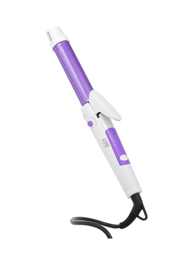 NIBEMINENT 2-in-1 Professional Ceramic Hair Straightener Purple/White 35 x 5 9cm - Image 1