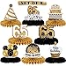 LINGTEER Happy 65th Birthday Table Honeycomb Centerpieces Cheers to 65th Birthday 65 Years Old Party Table Decorations Gift Sign - Image 3