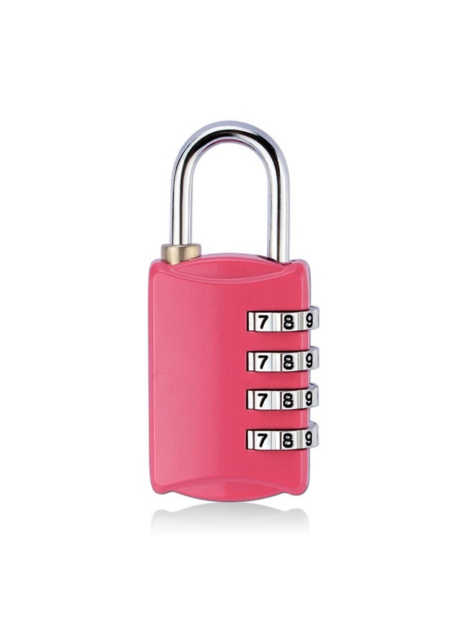 Generic 4 Digit Combination Lock Travel Padlock Zinc Alloy Password Small Portable Luggage Bag Lock High Security  - Image 1
