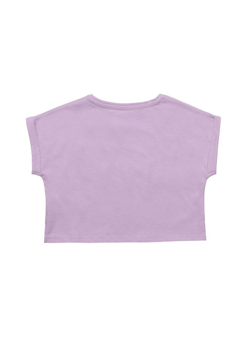 مينوتي تيشيرت مراهقات واسع وقصير مع جيب أمامي - Image 2