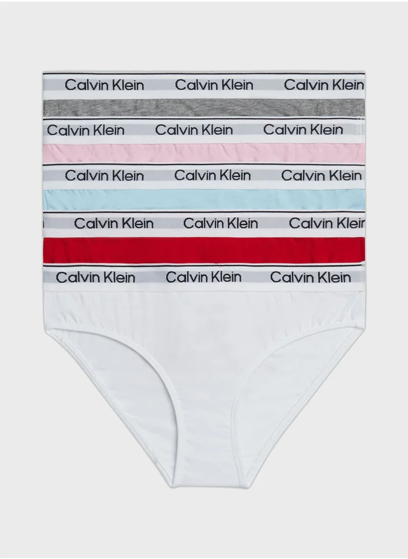 CALVIN KLEIN Kids 5 Pack Assorted Bikini